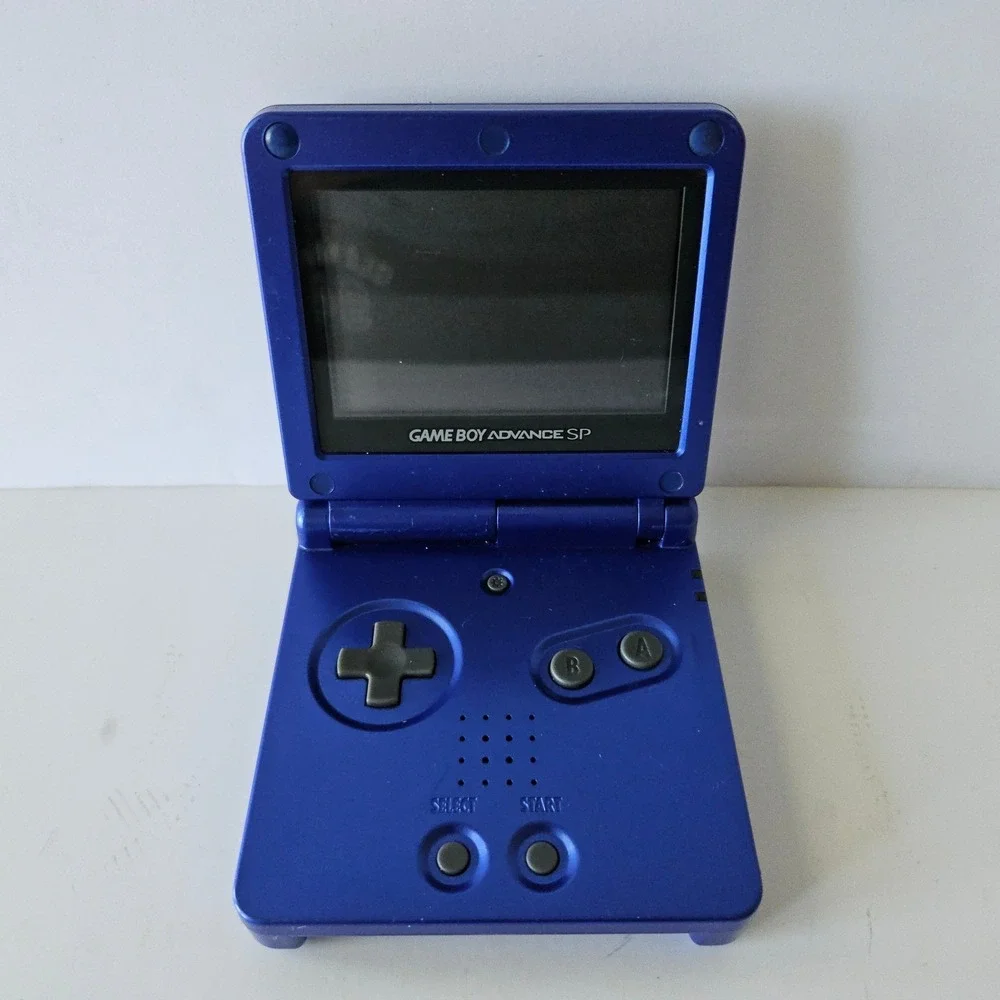 Nintendo Game Boy Advance SP & Pokémon Blue Edition 1998 Game Cartridge - TESTED